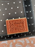 Vintage 1998 Westwater Enterprises "A Gift for Baby" Wooden Block/Rubber Stamp