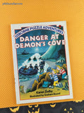 Vintage 1988 1st American Edition Danger at Demon's Cove Usborne Puzzle Adventures Softcover