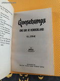 Vintage 1990's R.L. Stine Goosebumps #16, One Day at Horrorland Softcover