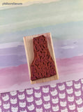 Vintage Rubber Stampede A357-E Disney's Snow White The Seven Dwarfs Wooden Block/Rubber Stamp, CLEAN