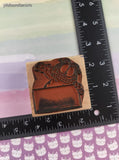 Vintage Rubber Stampede Garfield the Cat Garfield's Note A300-E Wooden Block/Rubber Stamp