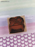 Vintage Rubber Stampede Garfield the Cat Garfield's Note A300-E Wooden Block/Rubber Stamp