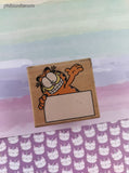 Vintage Rubber Stampede Garfield the Cat Garfield's Note A300-E Wooden Block/Rubber Stamp