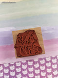 Vintage Rubber Stampede 408/E Disney's Musical Mickey Mouse Wooden Block/Rubber Stamp
