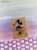 Vintage Rubber Stampede 329-D Disney's Classic Minnie Mouse Wooden Block/Rubber Stamp