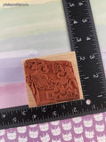 Vintage Rubber Stampede S-231-E Disney's Mickey Mouse Ragtime Wooden Block/Rubber Stamp