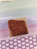 Vintage Rubber Stampede S-231-E Disney's Mickey Mouse Ragtime Wooden Block/Rubber Stamp