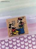 Vintage Rubber Stampede S-231-E Disney's Mickey Mouse Ragtime Wooden Block/Rubber Stamp