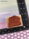 Vintage Rubber Stampede 390-D Disney's Mouse Love Wooden Block/Rubber Stamp