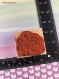 Vintage Rubber Stampede 408/E Disney's Musical Mickey Mouse Wooden Block/Rubber Stamp