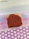 Vintage Rubber Stampede 408/E Disney's Musical Mickey Mouse Wooden Block/Rubber Stamp