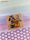 Vintage Rubber Stampede 408/E Disney's Musical Mickey Mouse Wooden Block/Rubber Stamp
