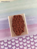 Vintage Rubber Stampede 419-E Disney's Party Mickey Mouse Wooden Block/Rubber Stamp