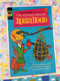 Vintage 1974 Walt Disney The Adventures of Robin Hood #2 Whitman Comic, GD - VG w/Bag & Board