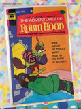Vintage 1974 Walt Disney The Adventures of Robin Hood #7 Whitman Comic, GD - VG w/Bag & Board