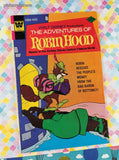 Vintage 1974 Walt Disney The Adventures of Robin Hood #7 Whitman Comic, GD - VG w/Bag & Board