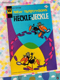 Vintage 1974 New Terrytoons Starring Heckle and Jeckle #27 Whitman Comic, GD - VG w/Bag & Board