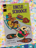 Vintage Walt Disney Uncle Scrooge December 1975 #124 Whitman Comic, GD - VG w/Bag & Board