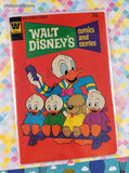 Vintage 1974 Walt Disney's Comics and Stories Whitman Comic, GD w/Bag & Board
