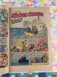 Vintage 1961 Walt Disney Mickey Mouse and Goofy Whitman Comic, GD - VG w/Bag & Board