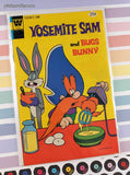 Vintage Yosemite Sam and Bugs Bunny December 1975 #33 Whitman Comic, GD - VG w/Bag & Board