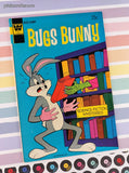 Vintage 1974 Bugs Bunny #157 Whitman Comic, VG w/Bag & Board