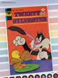 Vintage Tweety and Sylvester December 1975 #52 Whitman Comic, VG w/Bag & Board