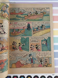 Vintage Walt Disney Mickey Mouse and Goofy September 1976 #166 Whitman Comic, GD - VG w/Bag & Board