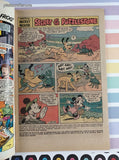 Vintage Walt Disney Mickey Mouse and Goofy September 1976 #166 Whitman Comic, GD - VG w/Bag & Board