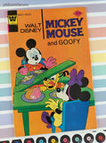 Vintage Walt Disney Mickey Mouse and Goofy September 1976 #166 Whitman Comic, GD - VG w/Bag & Board
