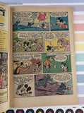 Vintage 1974 Walt Disney Mickey Mouse and Pluto #150 Whitman Comic, GD - VG w/Bag & Board
