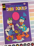 Vintage 1974 Walt Disney Daisy and Donald #8 Whitman Comic, GD - VG w/Bag & Board