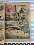 Vintage Walt Disney Moby Duck March 1969 #5 Gold Key Comic, GD w/Bag & Board