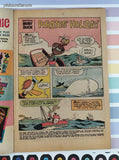 Vintage Walt Disney Moby Duck March 1969 #5 Gold Key Comic, GD w/Bag & Board