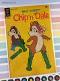 Vintage Walt Disney Chip 'n' Dale March 1972 #14 Gold Key Comic, GD w/Bag & Board