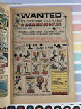 Vintage Walt Disney Donald Duck September 1972 #145 Gold Key Comic, GD - VG w/Bag & Board