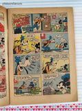 Vintage 1951 Walt Disney's Mickey Mouse in the Haunted Castle #325 Dell Comic, FR - GD w/Bag & Board