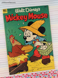 Vintage Walt Disney's Mickey Mouse Aug-Sept 1953 #32 Dell Comic, FR - GD w/Bag & Board