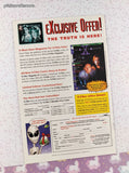 Vintage 1995 1st Printing The X-Files Feelings of Unreality Pt. 1 #10 TOPPS Comic VF Very Fine, Clean & Vibrant