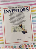 Vintage 1996 Usborne Book of Inventors From Da Vinci to Biro Scholastic Softcover, Like New