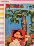 Vintage 1981 The Original Monchhichi Golden Cardboard Frame-Tray Puzzle, Complete