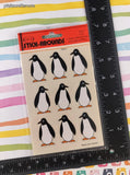 Vintage Norcross Stick-Arounds, 1 Sheet-Self Sticking Vinyl Penguin Stickers NEW & Sealed