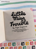 Vintage 1981 Mr. Men Little Miss Trouble by Roger Hargreaves Miniature Illustrated Softcover