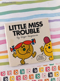 Vintage 1981 Mr. Men Little Miss Trouble by Roger Hargreaves Miniature Illustrated Softcover
