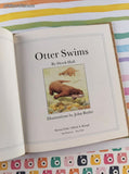 Vintage 1984 1st American Edition Otter Swims Sierra Club Miniature Illustrated Hardcover