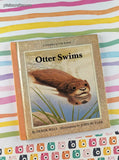 Vintage 1984 1st American Edition Otter Swims Sierra Club Miniature Illustrated Hardcover