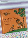 Vintage 1960 How a Seed Grows by Helene J. Jordan Let's-Read Illustrated Hardcover