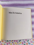 Vintage 1986 Max in America by Adam Whitmore Illustrated Hardcover, Like New