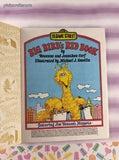 Vintage 1977 Little Golden Book: Sesame Street Big Bird's Red Book Hardcover