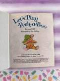 Vintage 1981 First Little Golden Book: Let's Play Peek-a-Book Miniature Hardcover